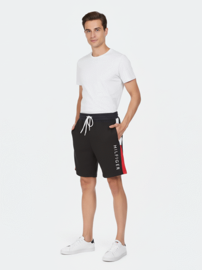 TOMMY HILFIGER MEN'S ESSENTIAL LOGO SWEATSHORT