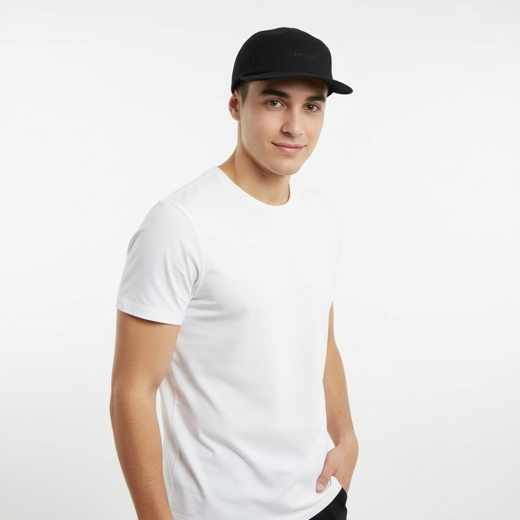 CALVIN KLEIN MEN 5-PANEL CAP EMBORIDERED LOGO 1 CALVIN KLEIN MEN 5-PANEL CAP EMBORIDERED LOGO