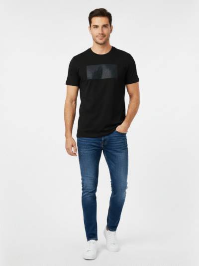 CALVIN KLEIN MEN T-SHIRT BOX GRAPHIC PRINT