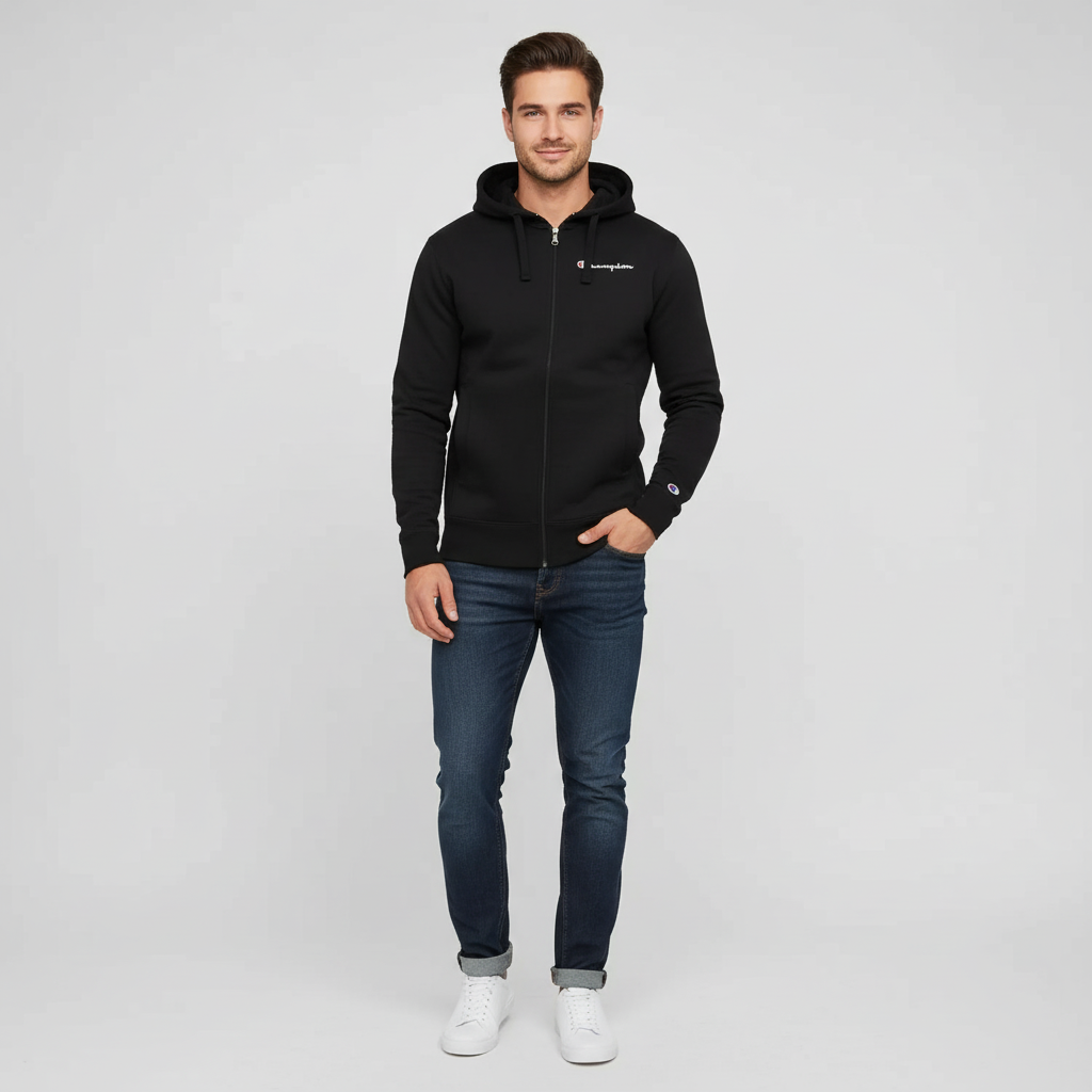Champion Men Full Zip Hoodie Jacket 1 Champion Men Full Zip Hoodie Jacket