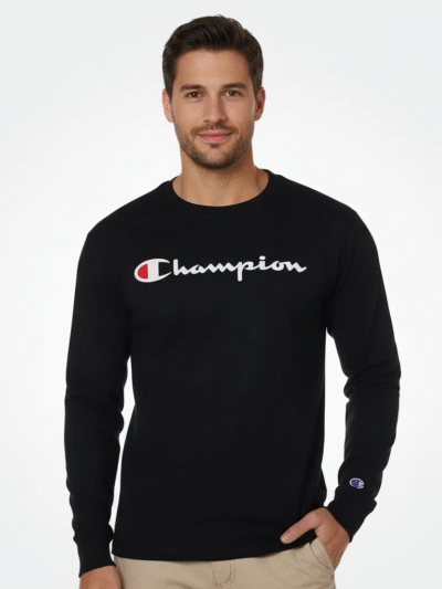 Champion Men Graphic Print Long Sleeve