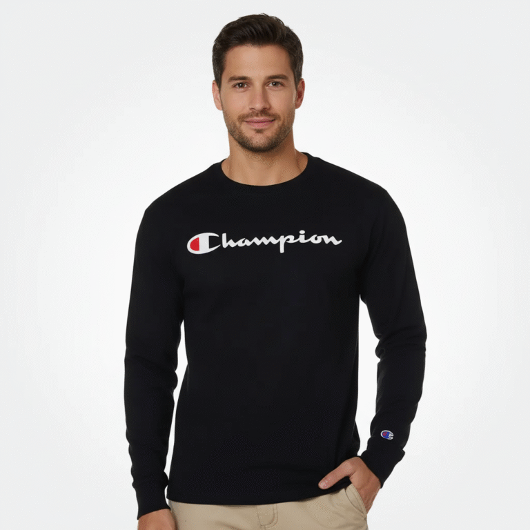 Champion Men Graphic Print Long Sleeve
