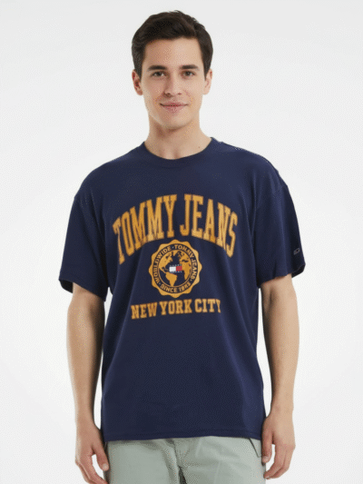Tommy Jeans Mens Graphic Print Oversized T-shirt