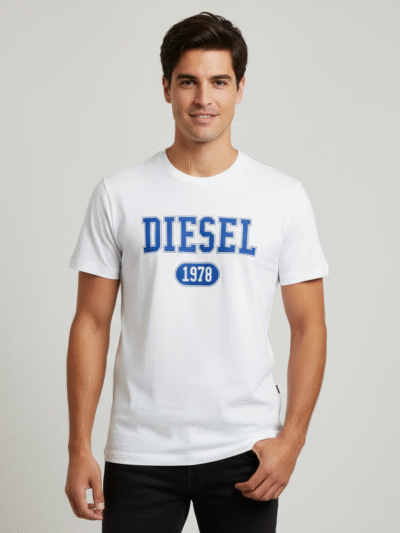 Diesel Mens Graphic Print Tshirt