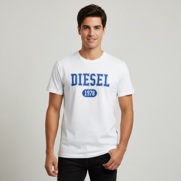 Diesel Mens Graphic Print Tshirt