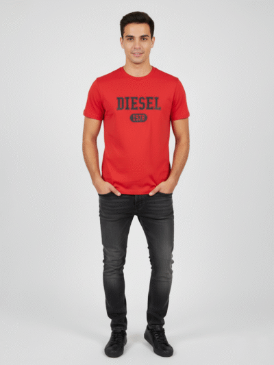 Diesel Mens Graphic Print T-shirt