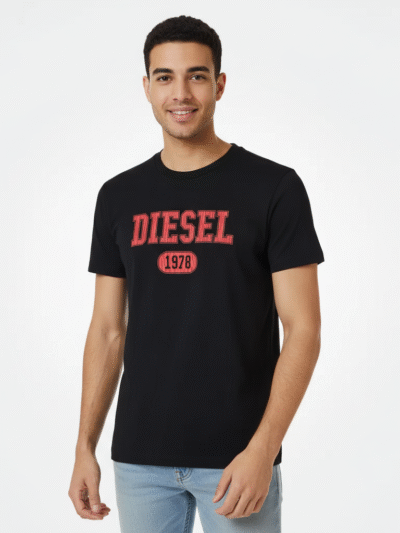 Diesel Mens Graphic Print Tshirt