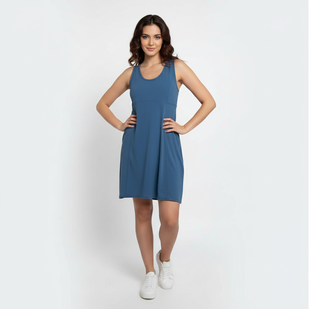 Lole Women's Active Dress in Blue 1 Lole Women's Active Dress in Blue