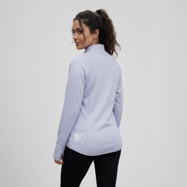 Champion Women Half Zipped Sports Sweatshirt - Image 2