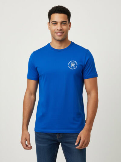 Tommy Hilfiger Mens Circle Tommy Logo T-Shirt
