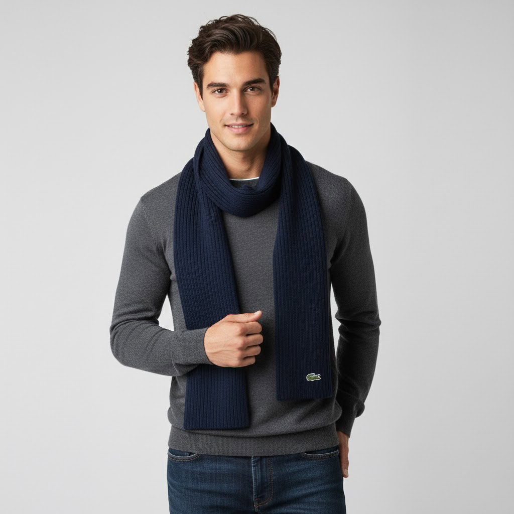 LACOSTE MEN SCARF 1 LACOSTE MEN SCARF