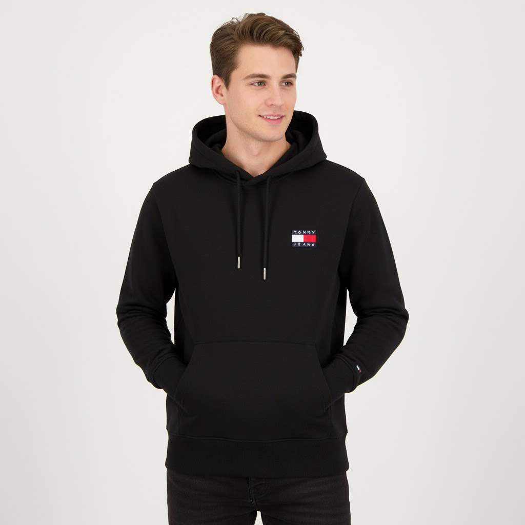 Tommy Hilfiger Men's Hoodie Jacket Flag Logo 1 Tommy Hilfiger Men's Hoodie Jacket Flag Logo