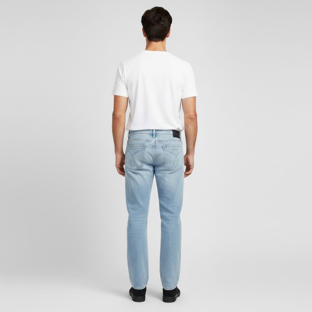 CALVIN KLEIN MEN'S JEANS SLIM STRAIGHT FIT 2 CALVIN KLEIN MEN'S JEANS SLIM STRAIGHT FIT - Image 2