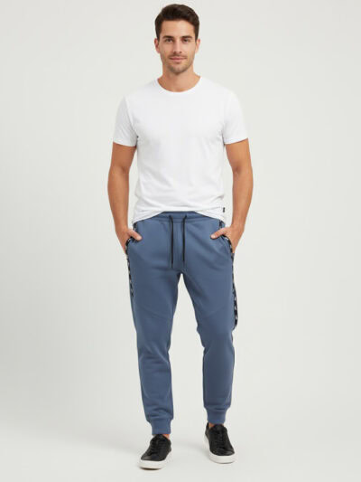 HOLLISTER MEN SKINNY JOGGER LOGO PRINT SIDE