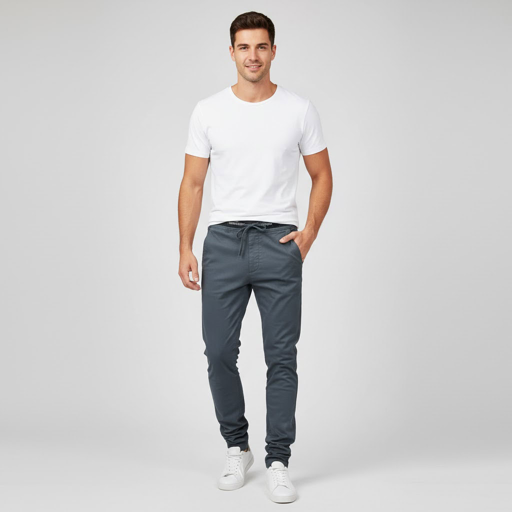 HOLLISTER MEN STACKED SKINNY JOGGER 1 HOLLISTER MEN STACKED SKINNY JOGGER
