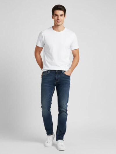 TOMMY HILFIGER MEN STRETCH SLIM DENIM JEANS TJ FLEX