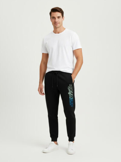 HOLLISTER MEN SWEATPANTS GRAPHIC PRINT