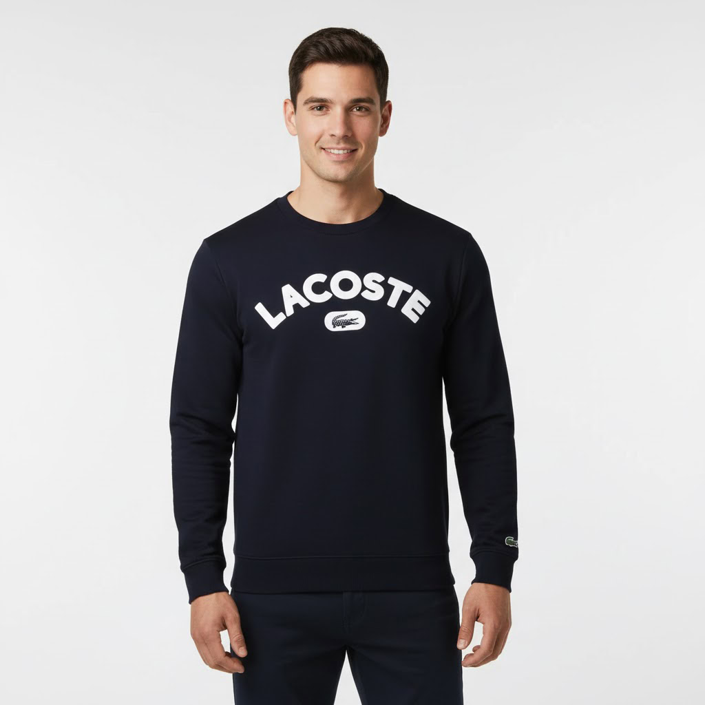 Lacoste Men Sweatshirt Big Logo 1 Lacoste Men Sweatshirt Big Logo