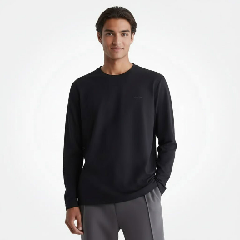 CALVIN KLEIN MOVE TECH PIQUE LONG SLEEVE