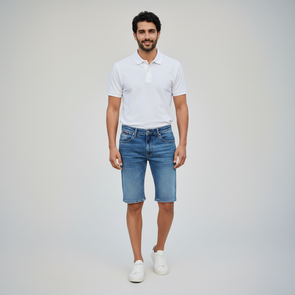 TOMMY JEANS MENS DENIM SHORT 1 TOMMY JEANS MENS DENIM SHORT