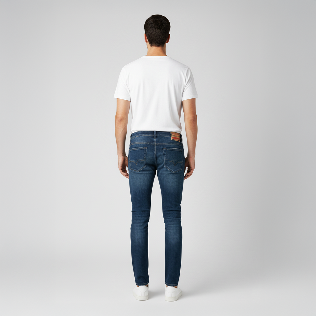 DIESEL MEN'S SLIM FIT LOW WAIST SLIM LEG JEANS 2 DIESEL MEN'S SLIM FIT LOW WAIST SLIM LEG JEANS - Image 2