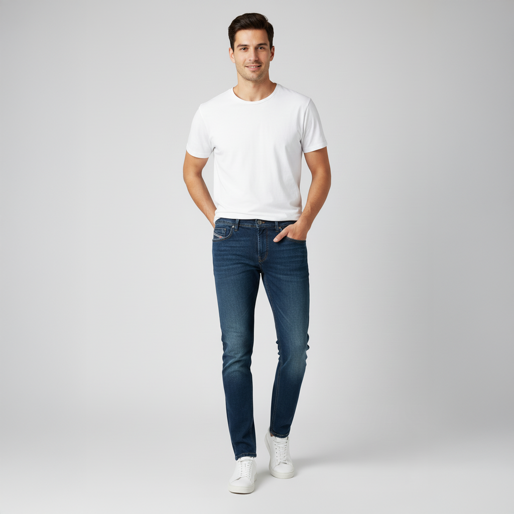 DIESEL MEN'S SLIM FIT LOW WAIST SLIM LEG JEANS 1 DIESEL MEN'S SLIM FIT LOW WAIST SLIM LEG JEANS