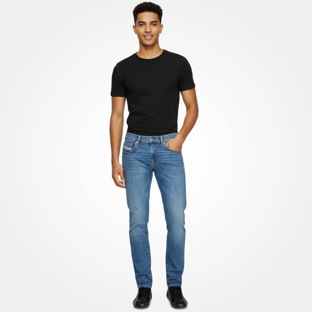 DIESEL MEN'S 2019 D-STRUKT-R0R71 SLIM JEANS 1 DIESEL MEN'S 2019 D-STRUKT-R0R71 SLIM JEANS