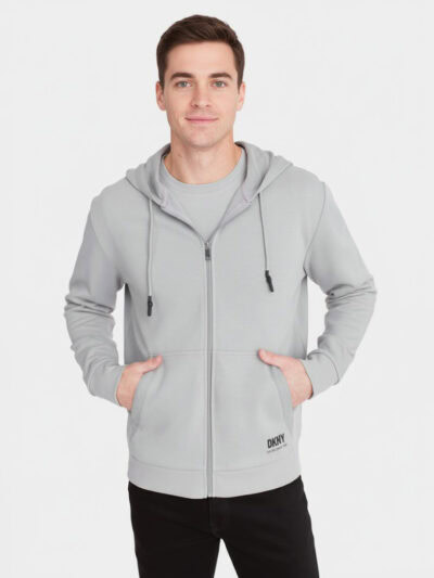 DKNY Men's Full-zipped Hoodie