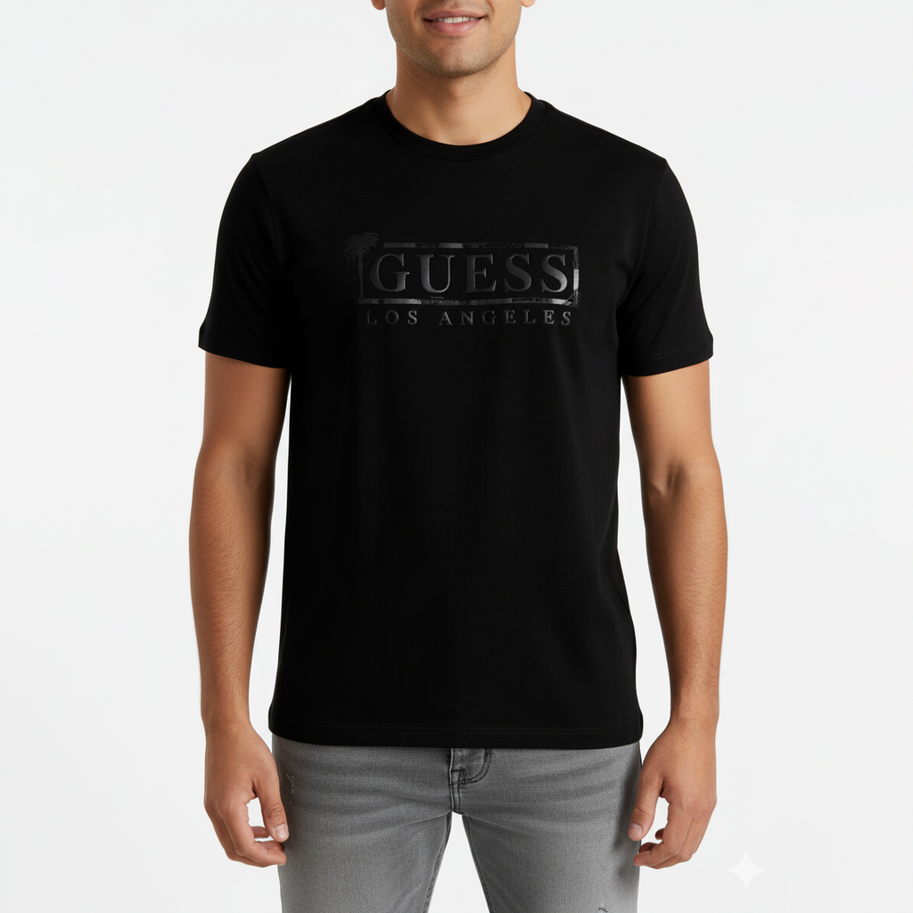 Guess Dale Logo Crew Mens T-shirt 3 Guess Dale Logo Crew Mens T-shirt - Image 3