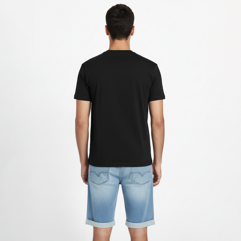 Guess Derosa Logo Crew Mens T-Shirt 2 Guess Derosa Logo Crew Mens T-Shirt - Image 2