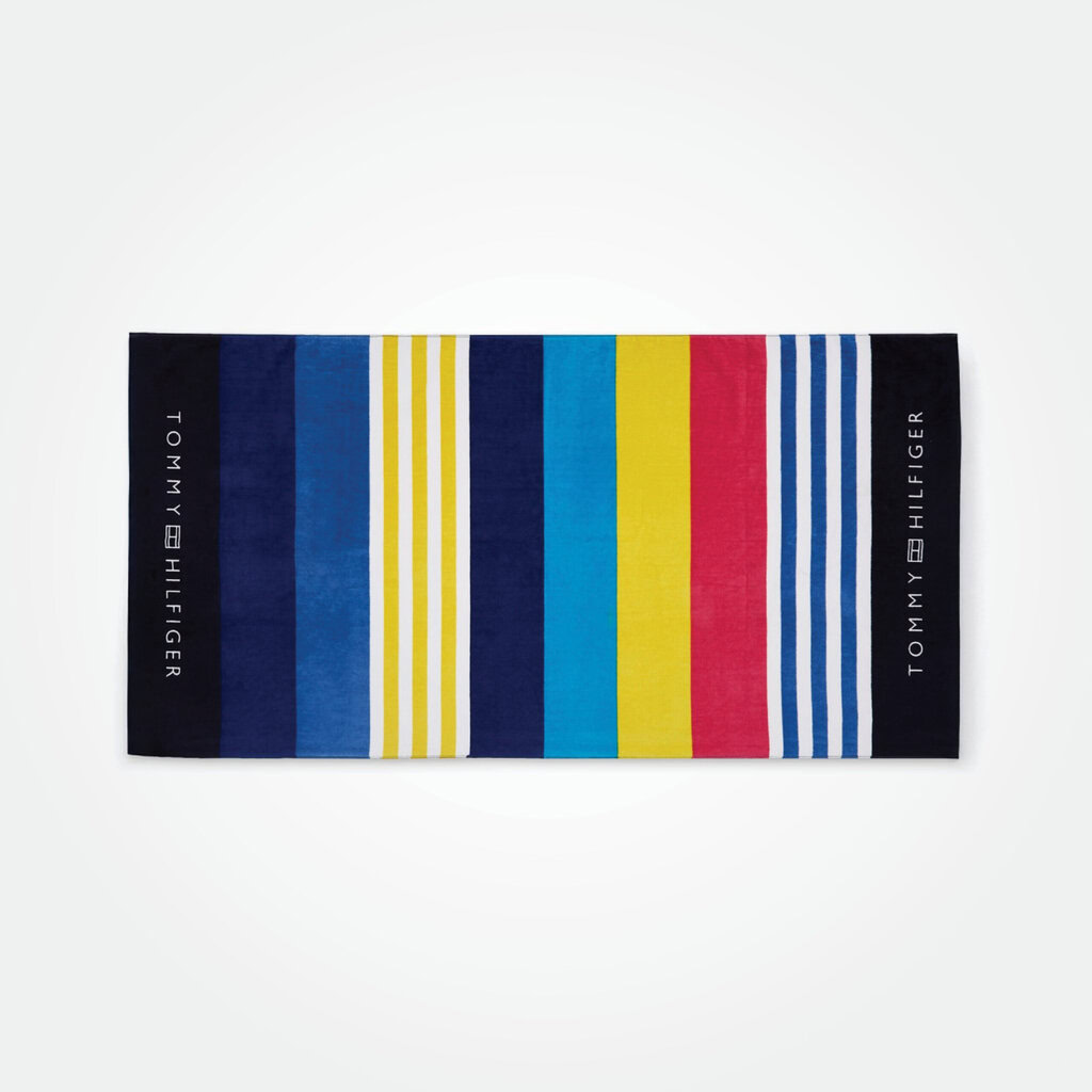Tommy Hilfiger Sunblock Stripes Beach Towel 1 Tommy Hilfiger Sunblock Stripes Beach Towel