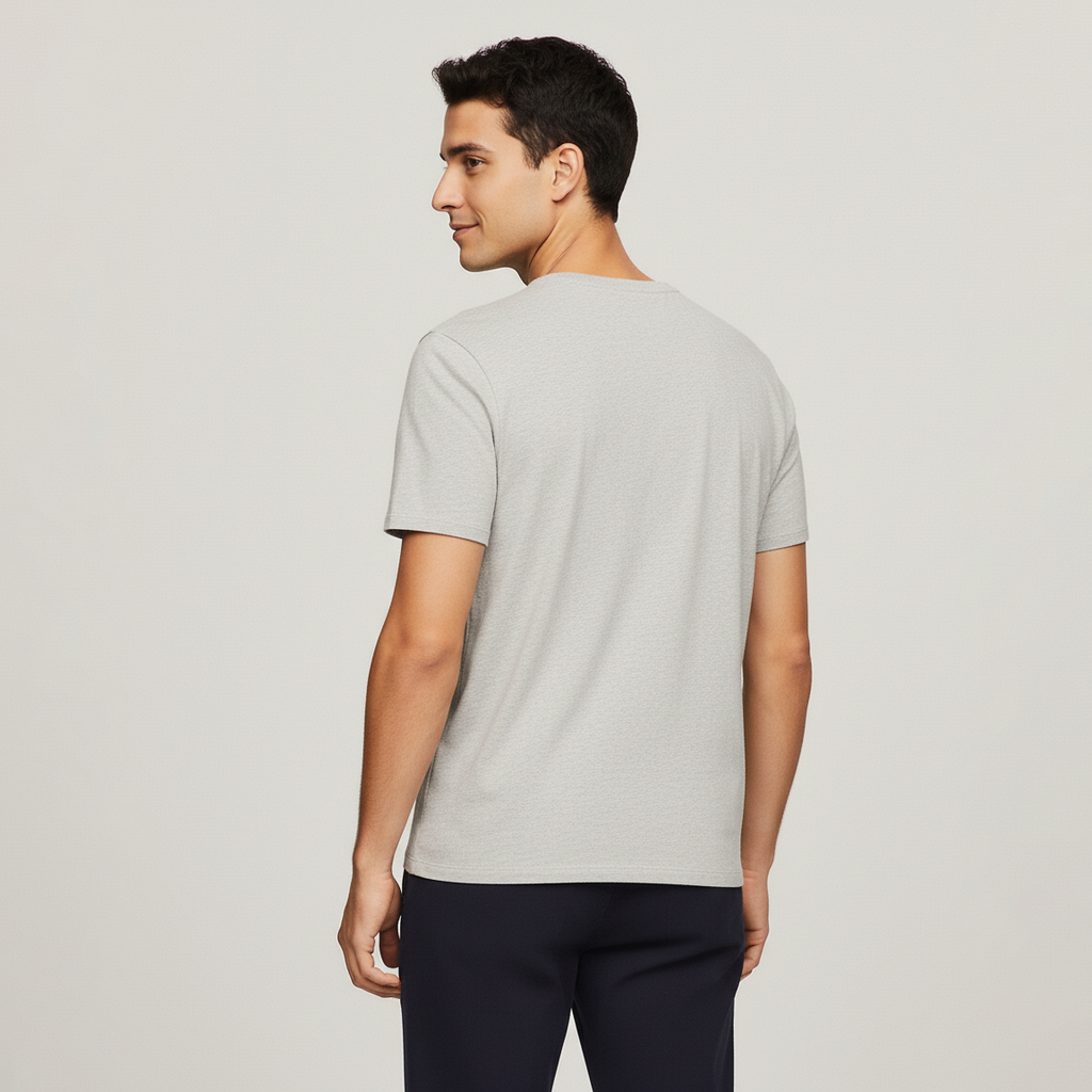 Tommy Hilfiger Mens Solid T-Shirt 2 Tommy Hilfiger Mens Solid T-Shirt - Image 2