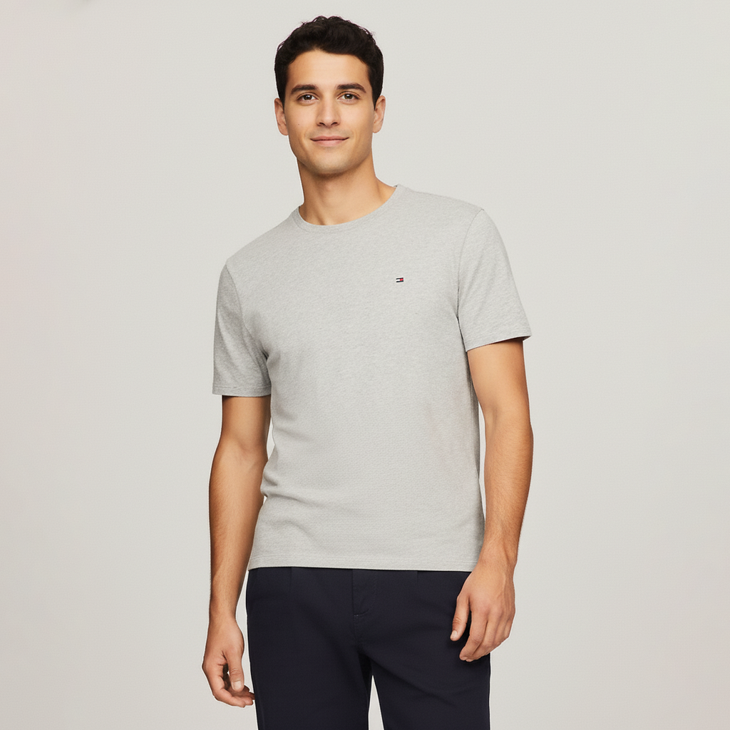 Tommy Hilfiger Mens Solid T-Shirt 1 Tommy Hilfiger Mens Solid T-Shirt