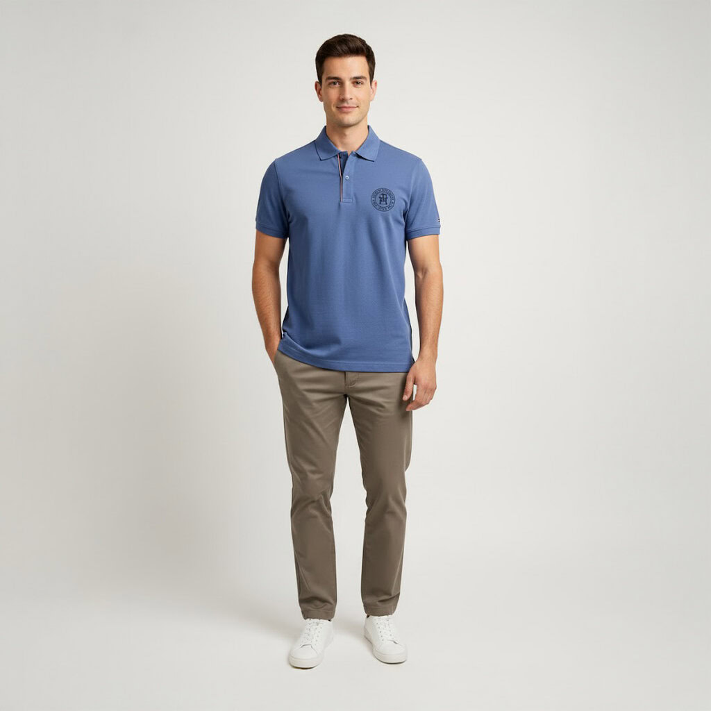 Tommy Hilfiger Mens Polo Shirt Regular Fit 1 Tommy Hilfiger Mens Polo Shirt Regular Fit