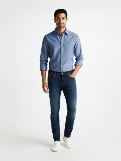 Tommy Hilfiger Men Denim Long Sleeve