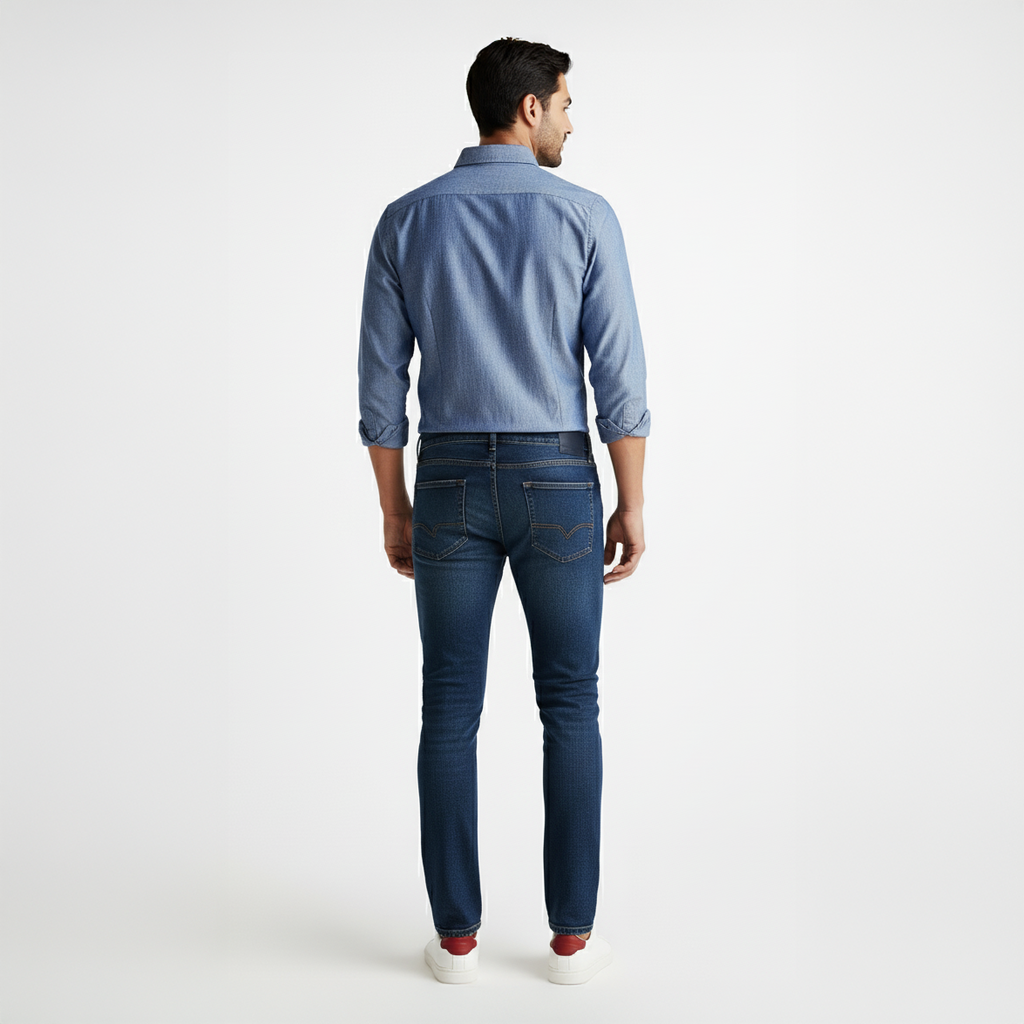 Tommy Hilfiger Men Denim Long Sleeve 3 Tommy Hilfiger Men Denim Long Sleeve - Image 3