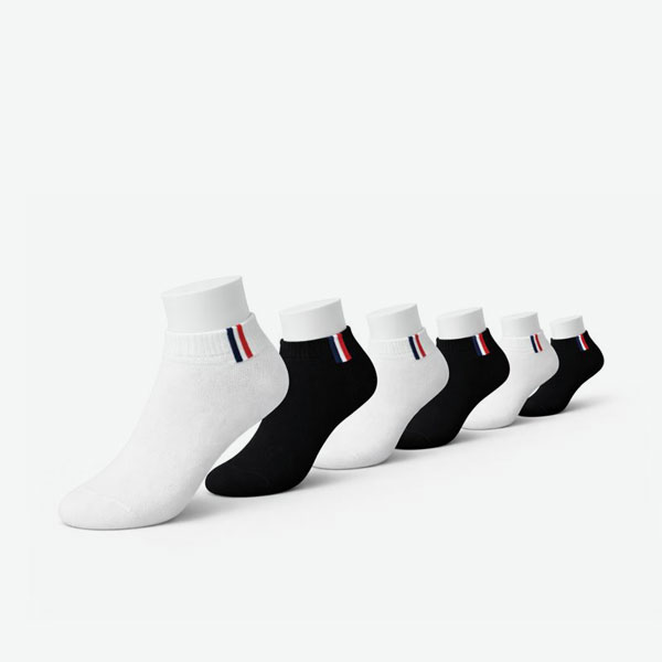 Tommy Hilfiger Women 6 Pairs Quarter Socks 1 Tommy Hilfiger Women 6 Pairs Quarter Socks