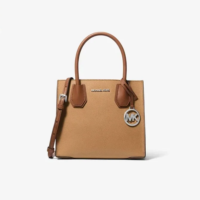 Michael Kors Mercer Medium Pebbled Leather Crossbody Bag 1 Michael Kors Mercer Medium Pebbled Leather Crossbody Bag
