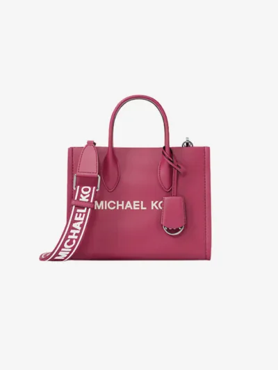 Michael Kors Mirella Small Pebbled Leather Convertible Crossbody Bag