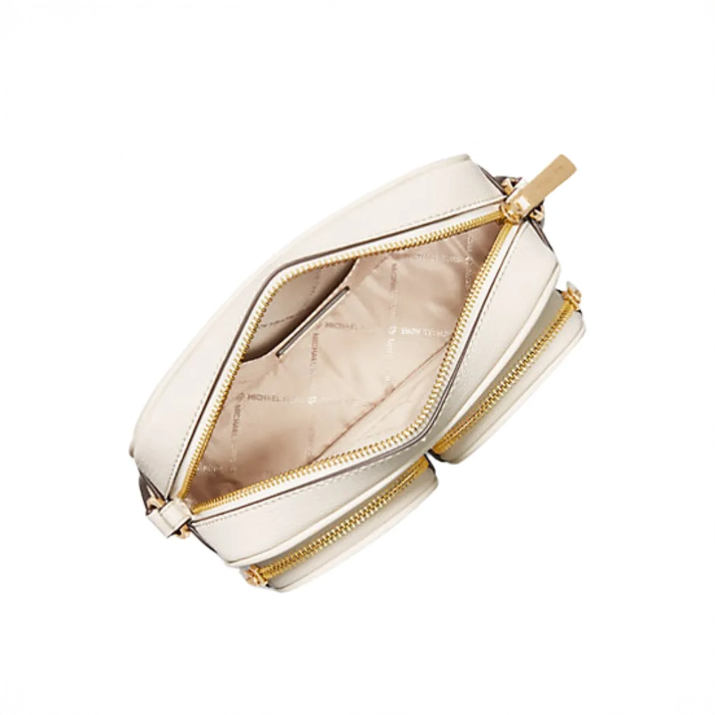 Michael Kors Jet Set Travel Medium Leather Messenger Bag 4 Michael Kors Jet Set Travel Medium Leather Messenger Bag - Image 4