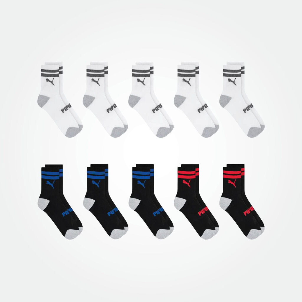 Puma Kids Boys 10 pack Socks Set 5 Puma Kids Boys 10 pack Socks Set - Image 5