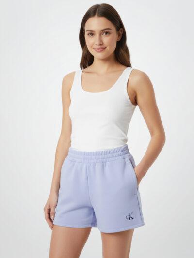 Calvin Klein Women Monologo Fleece Pull On Shorts