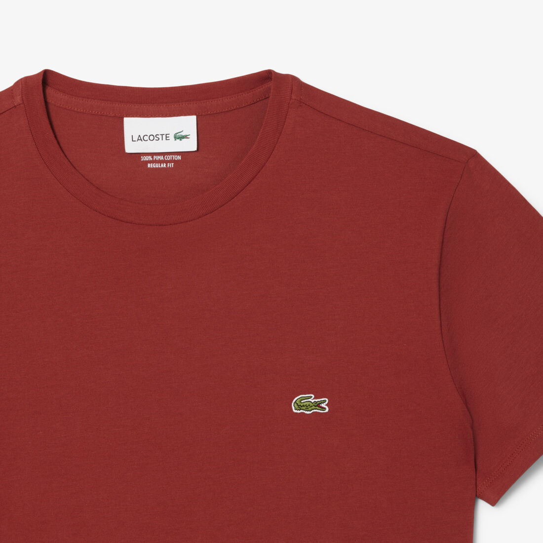 Lacoste Crewneck Pima Cotton Tee 3 Lacoste Crewneck Pima Cotton Tee - Image 3