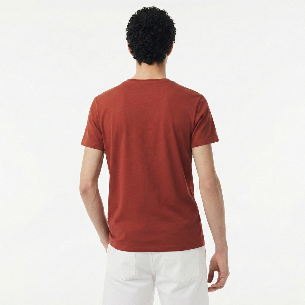 Lacoste Crewneck Pima Cotton Tee 2 Lacoste Crewneck Pima Cotton Tee - Image 2