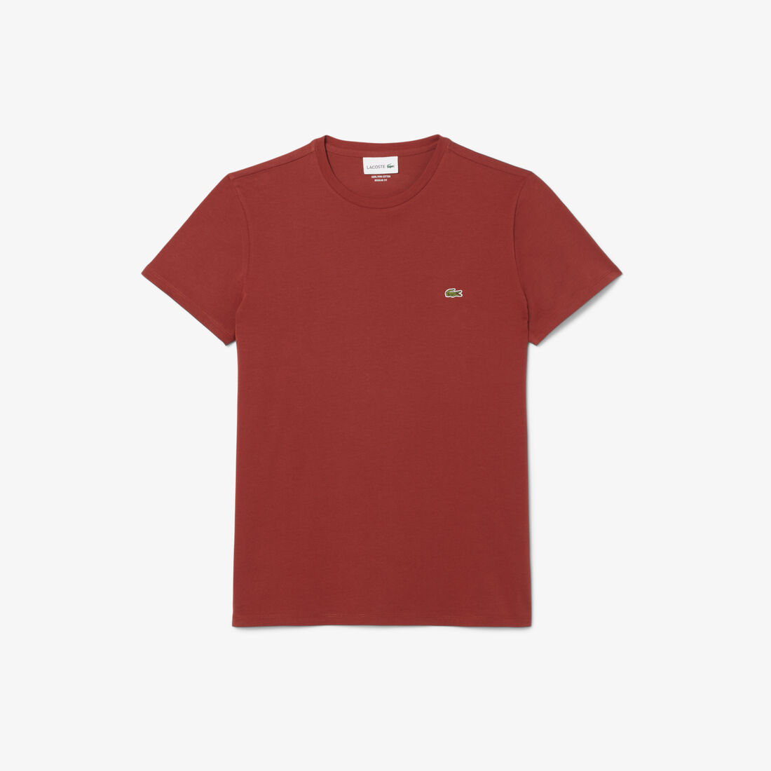 Lacoste Crewneck Pima Cotton Tee 4 Lacoste Crewneck Pima Cotton Tee - Image 4