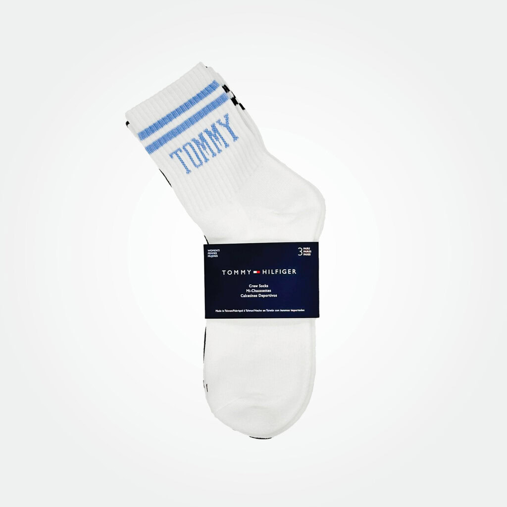 Tommy Hilfiger Women Crew Socks 3 Packs 2 Tommy Hilfiger Women Crew Socks 3 Packs - Image 2
