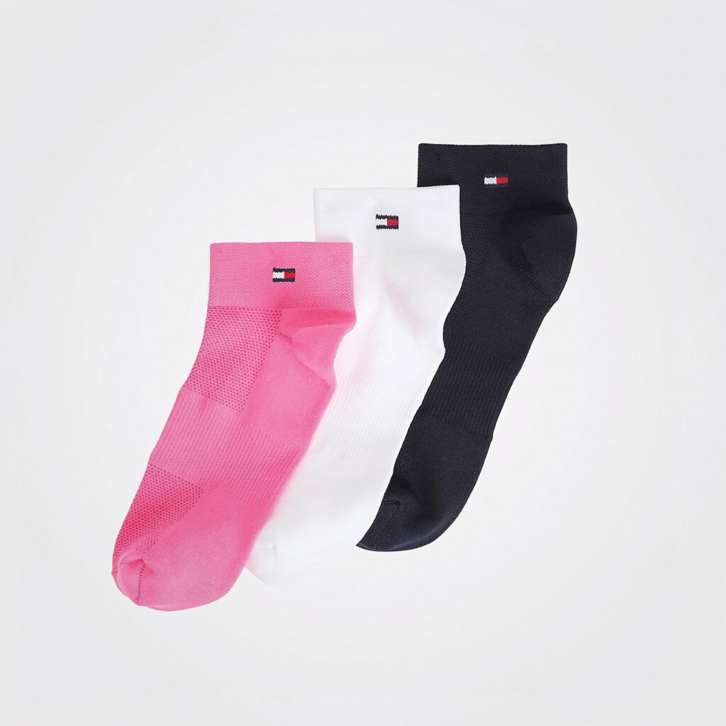 Tommy Hilfiger Women's Tommy Flag Quarter Top Sport Sock