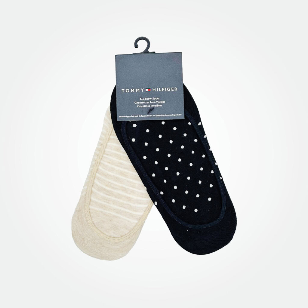Tommy Hilfiger Women's Print No Show Ankle Sock 2 Pack 2 Tommy Hilfiger Women's Print No Show Ankle Sock 2 Pack - Image 2