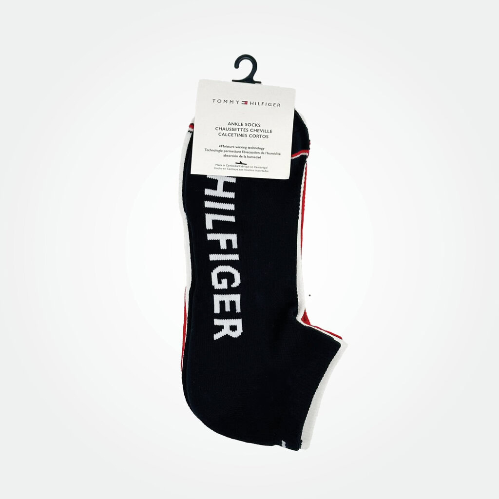 Tommy Hilfiger Men's Print Ankle Sock 2 Pack 2 Tommy Hilfiger Men's Print Ankle Sock 2 Pack - Image 2