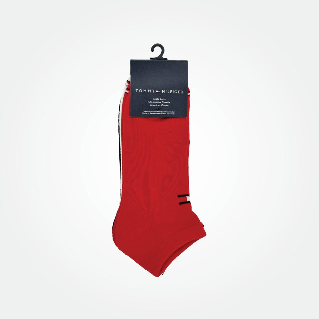 Tommy Hilfiger Men's Tommy Flag Sport Ankle Sock 3 Pack 2 Tommy Hilfiger Men's Tommy Flag Sport Ankle Sock 3 Pack - Image 2